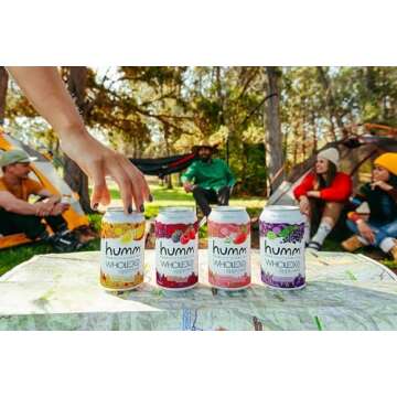 Humm Approved Kombucha - Mango Lemon - Organic, Vegan & GMO-Free (6 Pack)