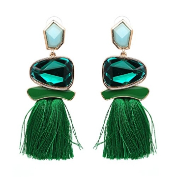 Vintage Dangle Earrings - Boho Style Tassel Earrings