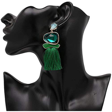 Vintage Dangle Earrings - Boho Style Tassel Earrings