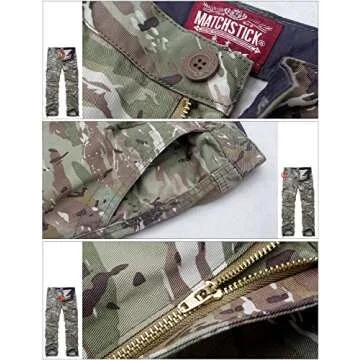 Premium Men's Wild Camouflage Cargo Pants for All