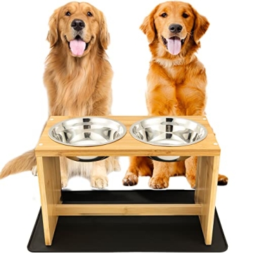 Yangbaga Elevated Dog Bowls - Stylish & Mess-Free Feeding Station for Dogs
