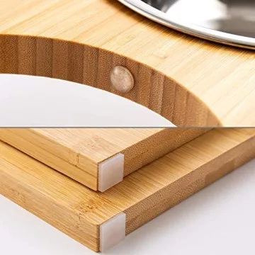 Yangbaga Elevated Dog Bowls for Comfortable Feeding Station