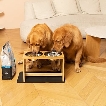Yangbaga Elevated Dog Bowls for Comfortable Feeding Station
