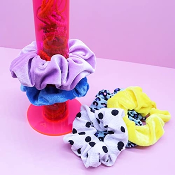 FROG SAC Scrunchie Organizer Tower for Teens - Neon Pink