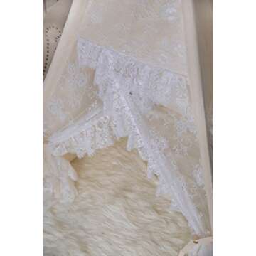 Kids Tent Floral Classic Ivory Kids Teepee Play Tent Childrens Play House Tipi Kids Room Decor little dove