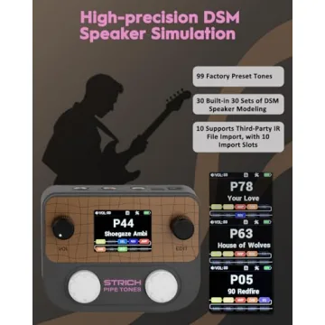 STRICH Pipe Tones Multi-Effects Processor for Guitar & Bass