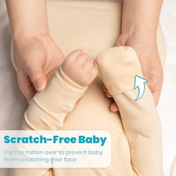 Newborn Baby Knotted Gown - Super Soft Infant Sleeper Set