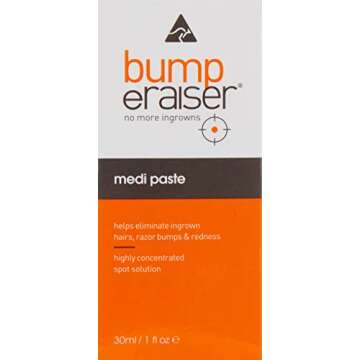Bump Eraiser Medi Paste 1 fl oz The Spot Treatment for Ingrown Hairs, Pimples, Razor Bumps and Razor...