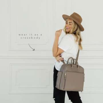 Ayla & Co Full-Size Diaper Bag - Elegant & Versatile