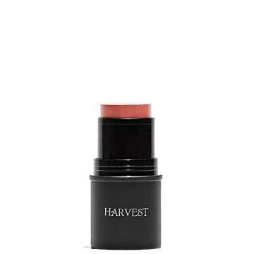 Harvest Natural Beauty Quick-Stick Organic Cheek Tint - Versatile Blush for Lips, Cheeks, and Eyes