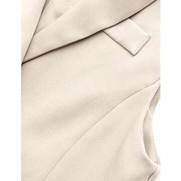 Buy ALSOGO Women's Sleeveless Blazer for Style & Comfort