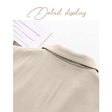 Buy ALSOGO Women's Sleeveless Blazer for Style & Comfort