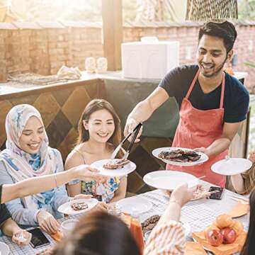 Stylish Stainless Steel Silicone Tipped Kitchen Tongs Set