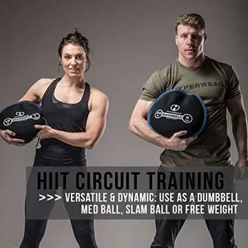 HYPERWEAR SandBell Sandbag - Pre-Filled Versatile Fitness Tool