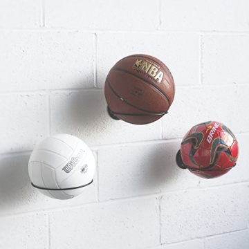 Wallniture Sporta Wall Mounted Ball Storage Holder Rack