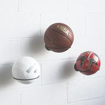 Wallniture Sporta Wall Mounted Ball Storage Holder Rack
