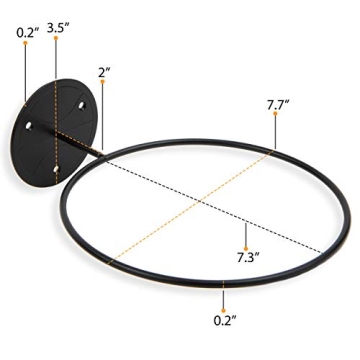 Wallniture Sporta Wall Mounted Ball Storage Holder Rack