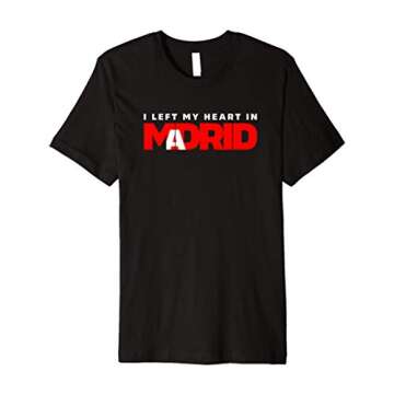 I Left my Heart in Madrid Premium T-Shirt for Dads