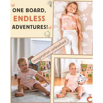 Toddler Balance Board - Safe and Fun Wobble Toy