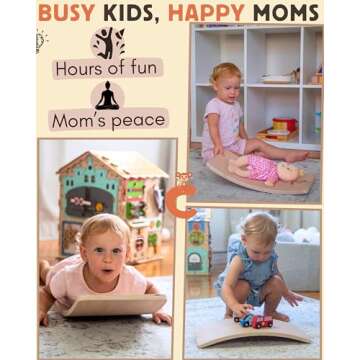 Toddler Balance Board - Safe and Fun Wobble Toy