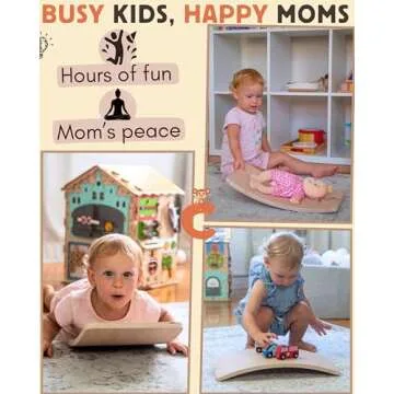 Toddler Balance Board - Safe and Fun Wobble Toy