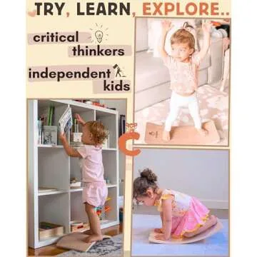 Toddler Balance Board - Safe and Fun Wobble Toy