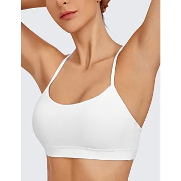 CRZ YOGA Butterluxe Women's Y Back Sports Bra for Everyday Comfort
