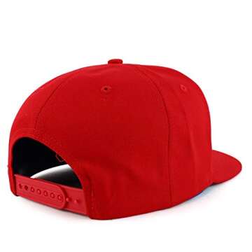 Trendy PR 3D Embroidered Flatbill Cap with Flag