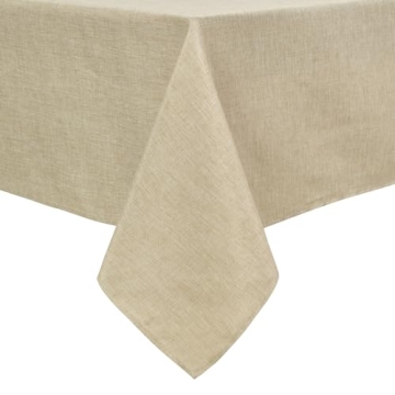 Hiasan Faux Linen Tablecloth - Stylish and Washable