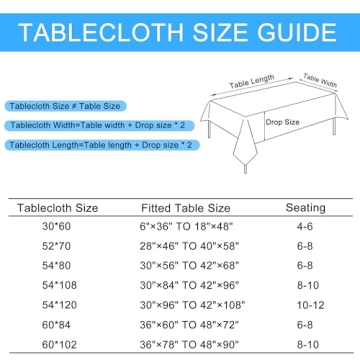 Hiasan Faux Linen Tablecloth - Stylish and Washable