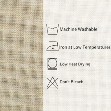 Hiasan Faux Linen Tablecloth - Stylish and Washable