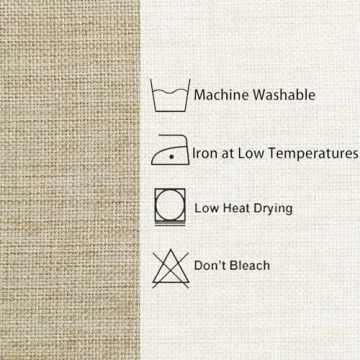 Hiasan Faux Linen Tablecloth - Stylish and Washable