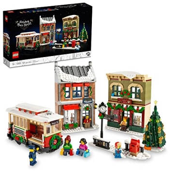 LEGO Holiday Main Street Building Kit, Christmas Village Adult Set for Families, Holiday Display Set...