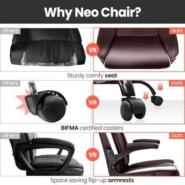 NEO CHAIR Ergonomic PU Leather Office Desk Chair
