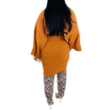 Cupitool Women's 2 Piece Sweater Outfits for Winter Wear