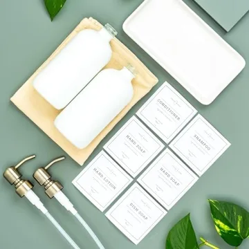 Vine Creations Glass Soap Dispenser Set - 2 Pack Innovative Style