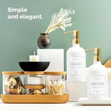 Vine Creations Glass Soap Dispenser Set - 2 Pack Innovative Style