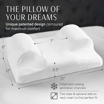 Ergonomic Memory Foam Pillow for Back Sleepers Beauty Sleep