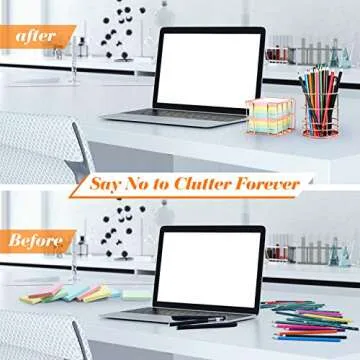 Stylish TNELTUEB Rose Gold Desk Organizer Set for Offices