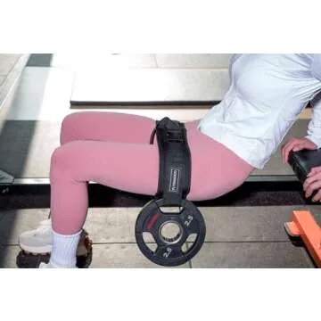 Hip Thrust Belt for Dumbbells,Booty Belt for Hip Thrust Slip-Resistant Padding