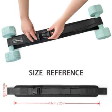 Hip Thrust Belt for Dumbbells,Booty Belt for Hip Thrust Slip-Resistant Padding