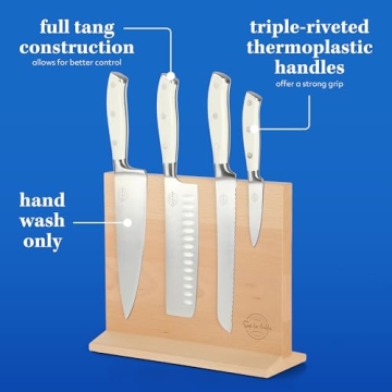 Essential 5 Piece Kitchen Knife Set - Premium German Steel