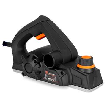 WEN 6528 Electric Hand Planer with Powerful 3.8-Amp Motor