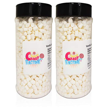 Sarah's Candy Factory Dehydrated Marshmallow Bits, Assorted Vanilla in Jar