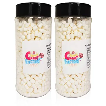 Sarah's Candy Factory Dehydrated Marshmallow Bits, Assorted Vanilla in Jar