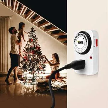 iPower 24 Hour Mechanical Timer Switch for Home Automation