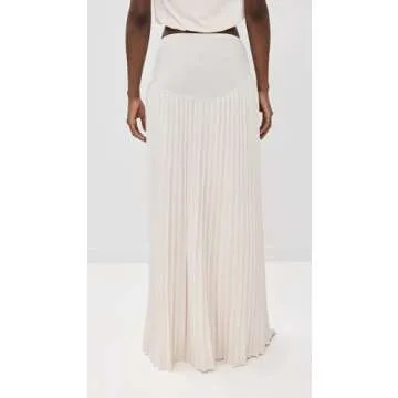 Lioness Women's Field of Dreams Maxi Skirt, Ivory, Off White, L