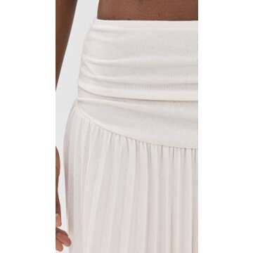 Lioness Women's Field of Dreams Maxi Skirt, Ivory, Off White, L