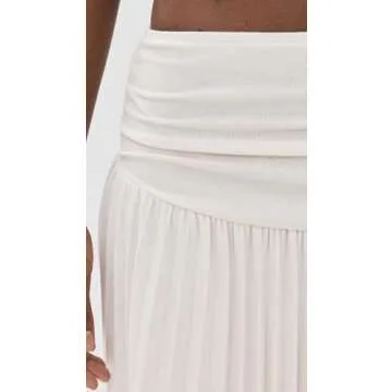 Lioness Women's Field of Dreams Maxi Skirt, Ivory, Off White, L