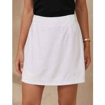 IDEALSANXUN Pencil Skirt for Women 2024 Spring Summer High Waisted Casual Tight Fitted Trendy Short ...